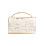 Golden Textured Handbag