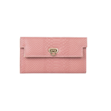 Pink Textured Wallet