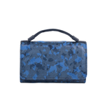 Navy Textured Handbag