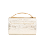 Golden Textured Handbag