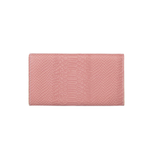 Pink Textured Wallet