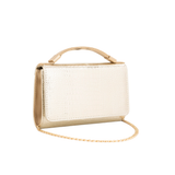 Golden Textured Handbag