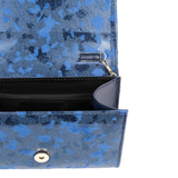 Navy Textured Handbag