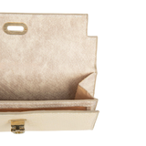 Beige Textured Wallet